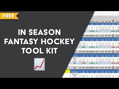 In Season Fantasy Hockey Toolkit