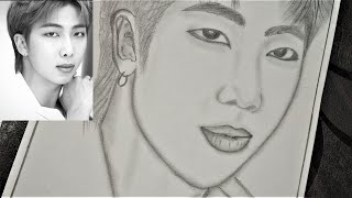 BTS RM drawing || RM drawing BTS || BTS || Drawing RM Step By Step