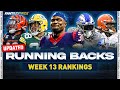 Week 13 Rankings: Running Backs (2022 Fantasy Football)