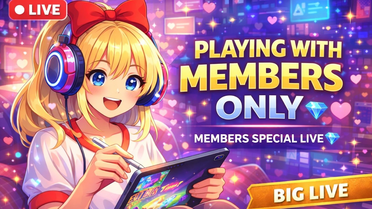 🔴 LIVE: Playing with MEMBERS only 🎮💎 