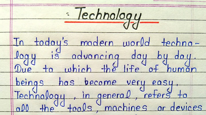 Technology essay in english for students - DayDayNews