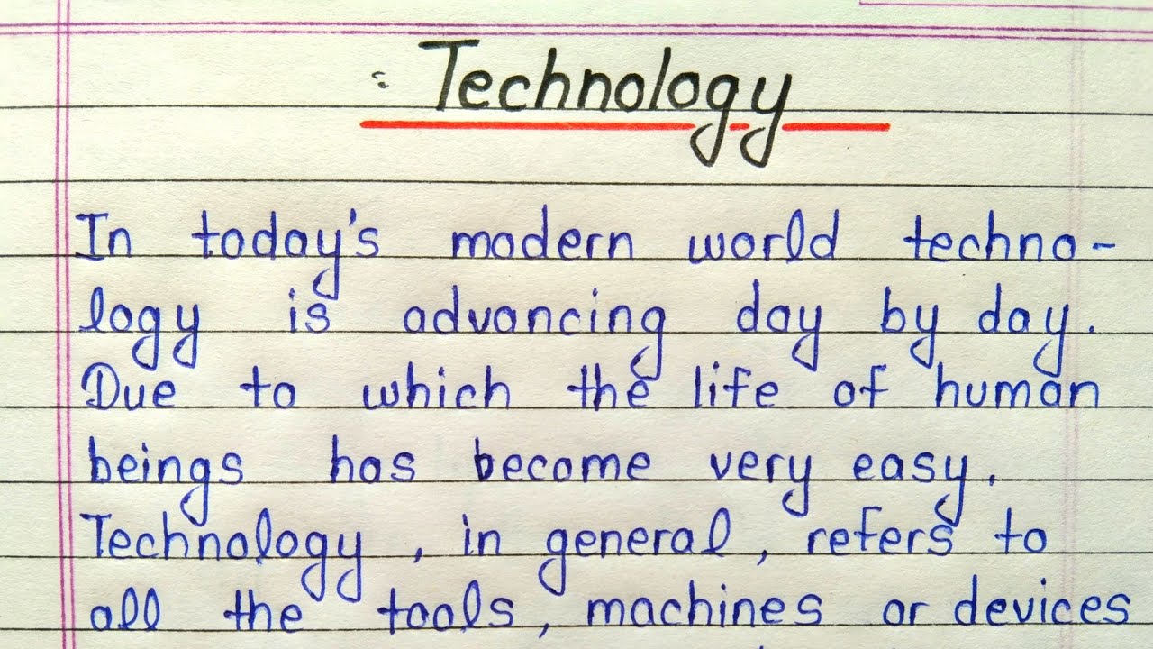 essay about technology 1000 words