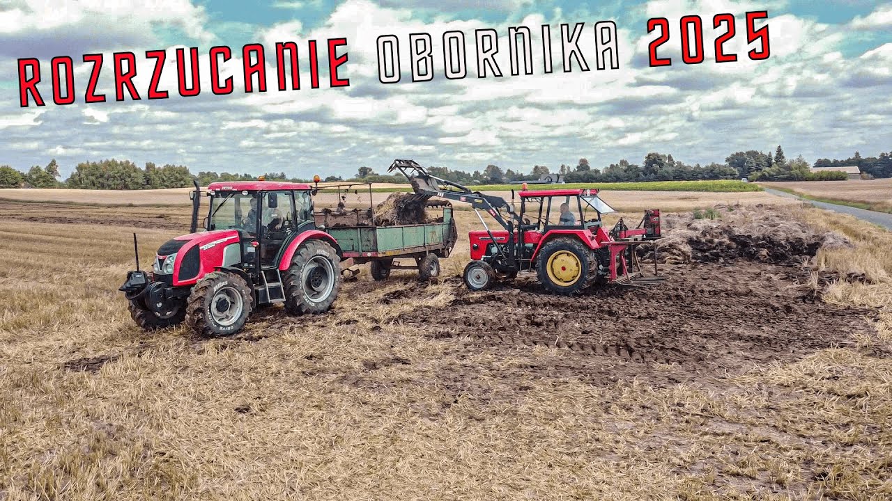 ✔Rozrzucanie Obornika ✔Akcja Obornik w Gr Śniegulski✔2025✔Zetor Proxima85&Ursus c360