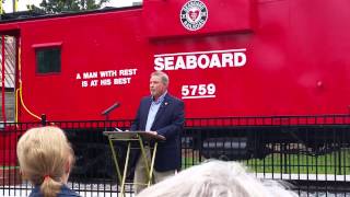 Caboose Dedication, Abbeville SC