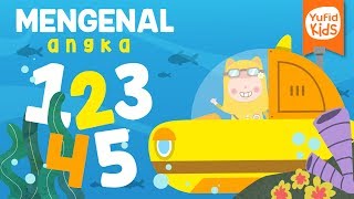 Serial Mengenal Angka : Mengenal Angka 1-5 (Tema: Laut) - Yufid Kids