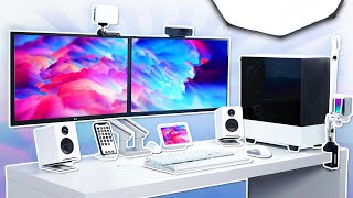 I Tried Building an ALLWHITE Streaming Setup!