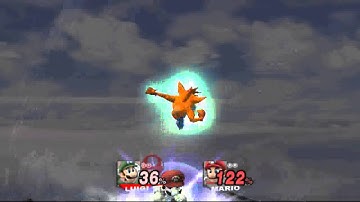 [Brawl Hacks] Crash Bandicoot -720p 60 fps-