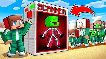 JJ Created a Scanner To Find the REAL Mikey In SQUID GAME 3 in Minecraft - Maizen