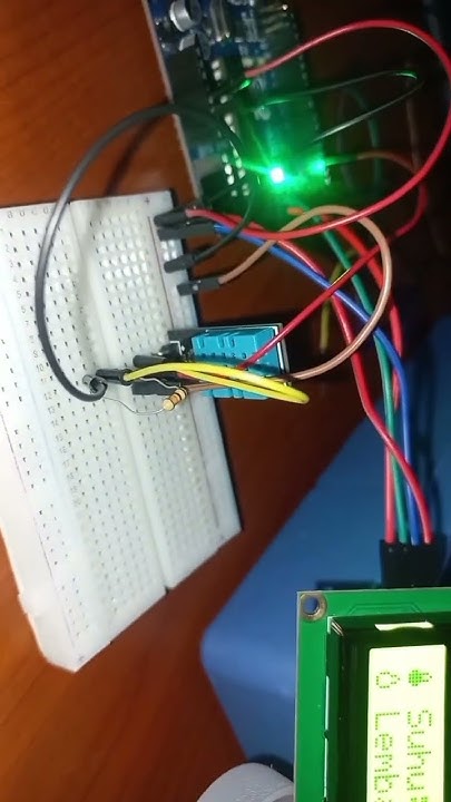 Program Sensor DHT LCD l2C #arduino #coding - YouTube