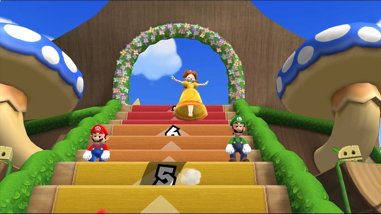 Mario Party 9 High Rollers - Mario vs Kamek vs Yoshi vs Waluigi