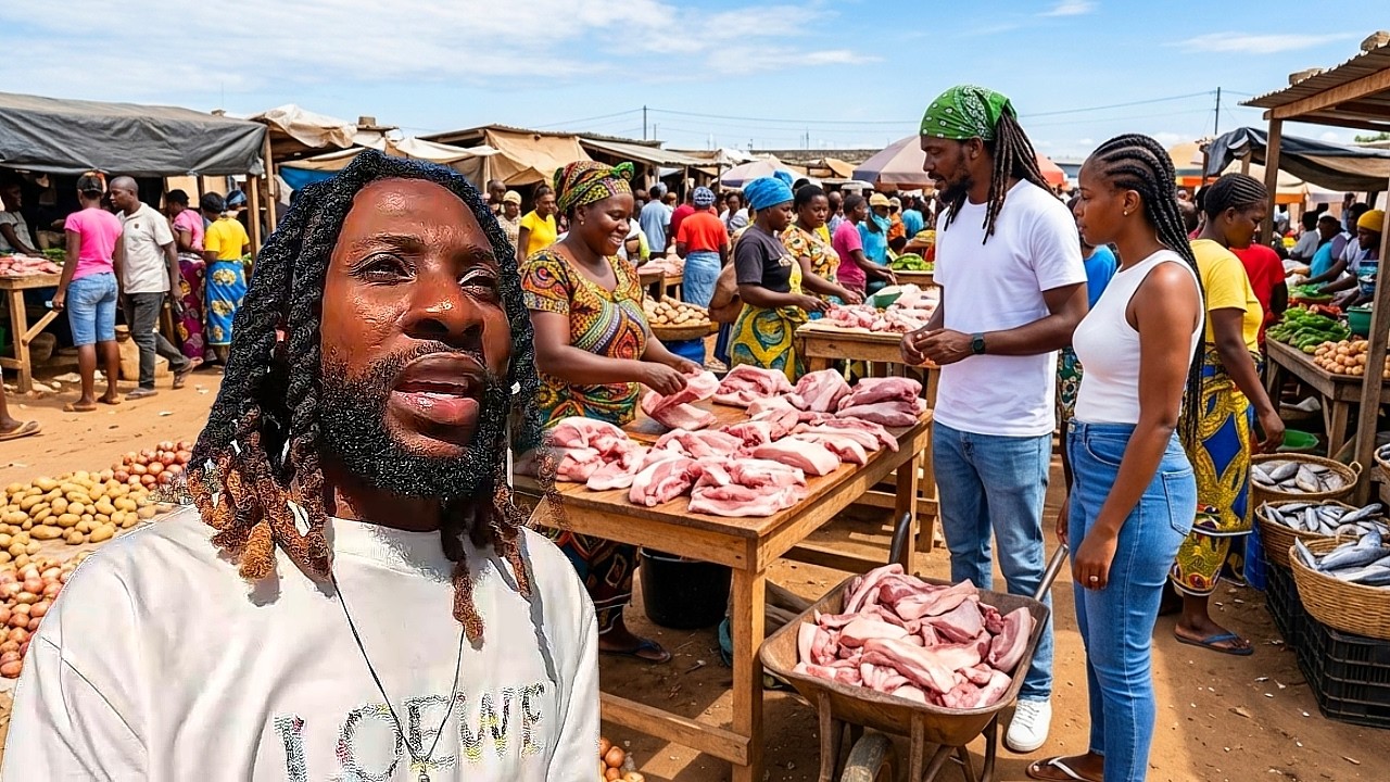 EXPERIÊNCIA AUTÊNTICA DE COMPRAS DO MÊS! 🇦🇴🛒 MERCADO VIVO DE LUBANGO