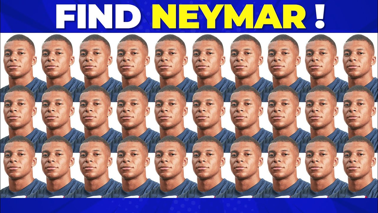 Neymar Quiz ~ Find Neymar Jr ? 🔎 Guess the player club ⚽ Find Ronaldo ...