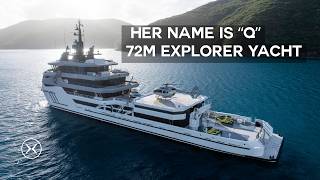 Not your conventional superyacht... Meet the bold 72m Q