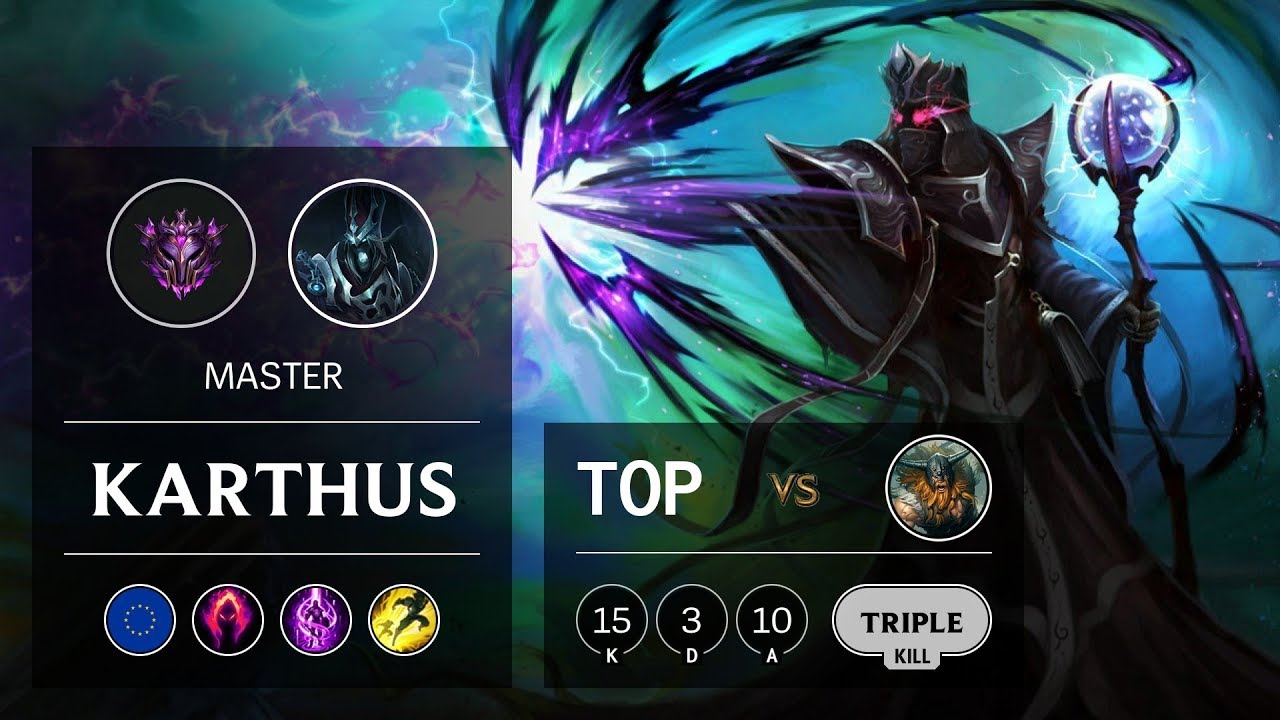 Karthus Top vs Olaf - EUW Master Patch 10.1