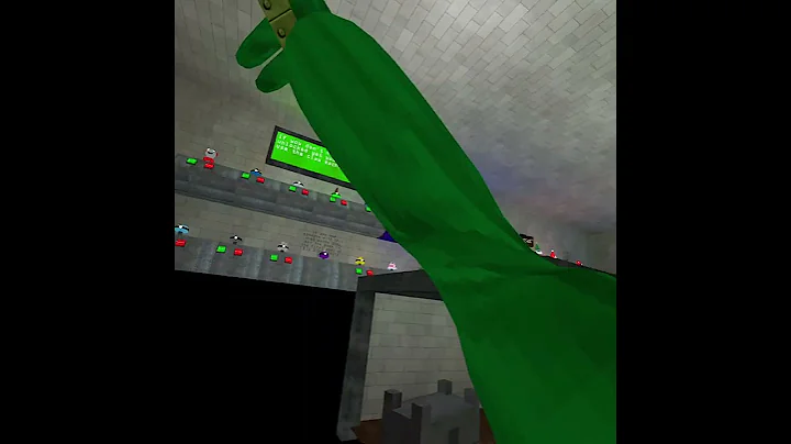 How to get inside fish tank in big scary