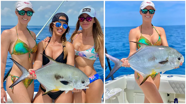 The GIRLS catch their FIRST Permit OFFSHORE fishing Florida
