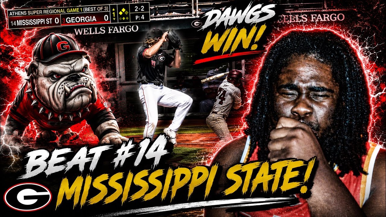GAME OF THE YEAR!!! UGA FAN REACTS TO #14 MISSISSIPPI ST VS #3 GEORGIA ...