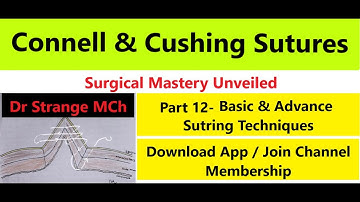 CONNELL & CUSHING: Unveiling Intestinal Anastomosis Sutures  | Suturing Series - 12. #surgicalskills