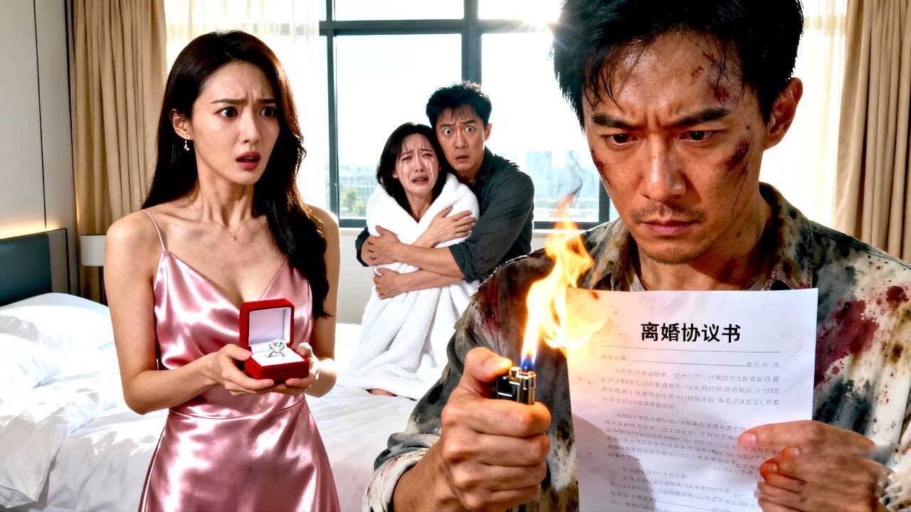 Hartó de la infidelidad, el limpiador reveló ser magnate y se fue con la CEO que lo ama.