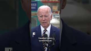 Biden Says He Plans to Visit Hawaii to See Damage From Maui Wildfires