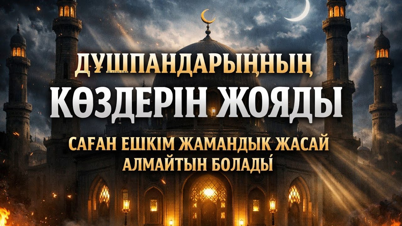Дұшпандарыңның көздерін жояды ешкім жамандық жасай алмаитын болады