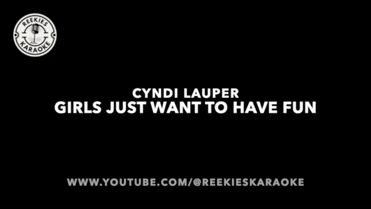 Cyndi Lauper | Girls Just Want to Have Fun | Karaoke - YouTube