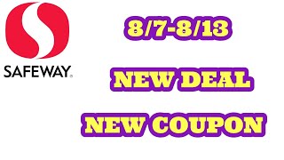 Full NEW DEAL & NEW COUPON AT SAFEWAY OR ACME 8/7-8/13! News