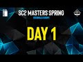 ESL SC2 Masters Spring | EU | День 1