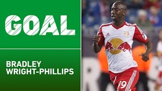 GOAL: Bradley Wright-Phillips gets on his bike to bag a brace