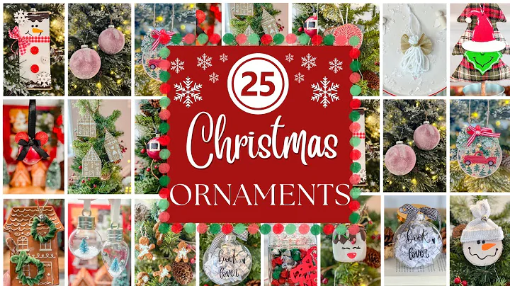 25 DIY DOLLAR TREE CHRISTMAS ORNAMENTS 2025 l QUICK & EASY ORNAMENT CRAFTS THAT LOOK EXPENSIVE🎄✨