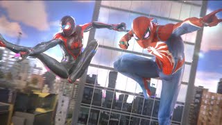 The most epic/cool scenes in insomniac Spider-Man✨