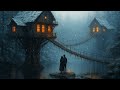 Wind Snowstorm Sound For Sleeping | ASMR to Sleep &amp; Study |Heavy Blizzard &amp; Loud Blowing Winter Snow