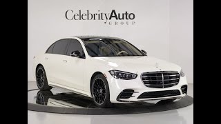 2023 MERCEDES BENZ S500 4MATIC $125K MSRP 20” BLACK AMG MULTI SPOKE WHEELS