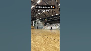 Volleyball Middle Attacks 🏐🔥 #shorts #volleyball