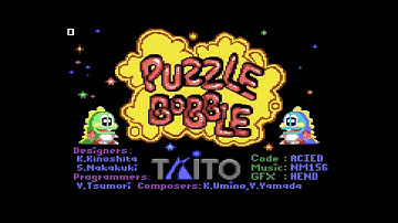 Commodore 64 Longplay [159] Puzzle Bobble (EU) (Public Domain)