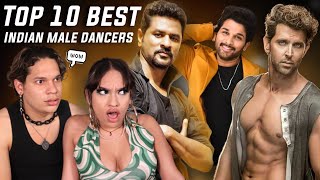Latinos react to Top 10 Best Male Indian Dancers ft Hrithik Roshan , Prabhu Deva & Allu Arjun