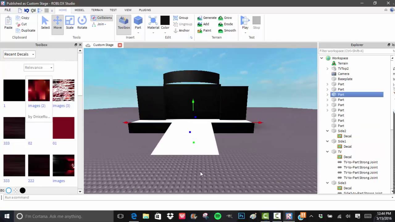 Roblox Making Stages 1 Youtube - roblox concert stage