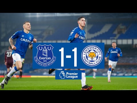 EVERTON 1-1 LEICESTER CITY | PREMIER LEAGUE HIGHLIGHTS