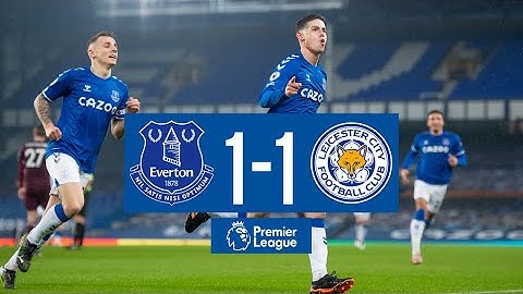 EVERTON 1-1 LEICESTER CITY | PREMIER LEAGUE HIGHLIGHTS