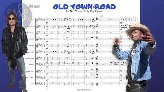 Lil Nas X Feat Billy Ray Cyrus - Old Town Road Sheet Music For Marching Band