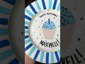 paint with me 🎨 #birthdayplates #diy #painting #paintwithme #vlog #satisfying