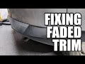 Making CHALKY, FADED plastic trim look FRESH again! (crazy easy)