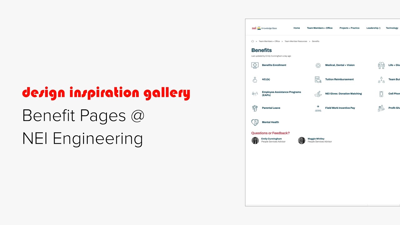 NEI Engineering - Benefit Center