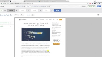 How to record a UI test with Screenster