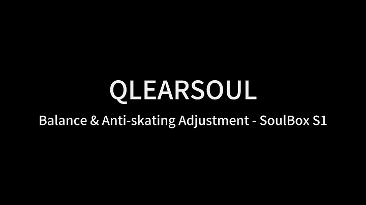 How to Balance and Adjust Anti-Skating on the Qlearsoul SoulBox S1 Turntable | Setup Guide
