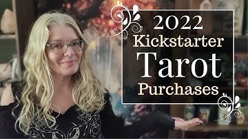 My 2022 Kickstarter Tarot Deck Purchases✨ My deck collection PT 2