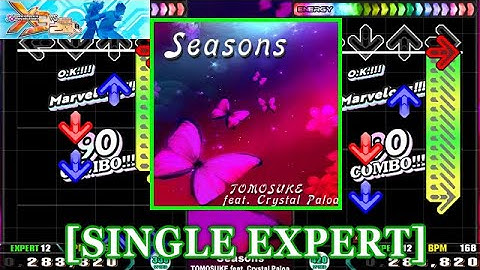 【DDR X3】 Seasons / TOMOSUKE feat. Crystal Paloa [SINGLE EXPERT] 譜面確認+Clap