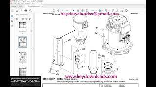 Toyota Forklift 7FBRE16N(-1)(-2)(-3)(C) Reach truck Parts Catalogue Manual 6042437