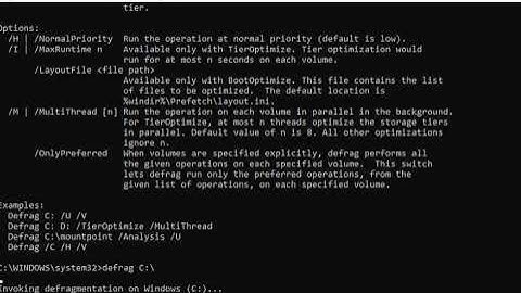DEFRAG - Defragment Fragmented Hard Drive Space in MS-DOS