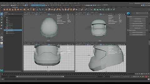 Learn Maya Episode 12 - Mirroring Geometry